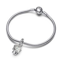 Charm Pandora Donna Pandora Moments in Argento Zirconia 792369C01 - 792369C01